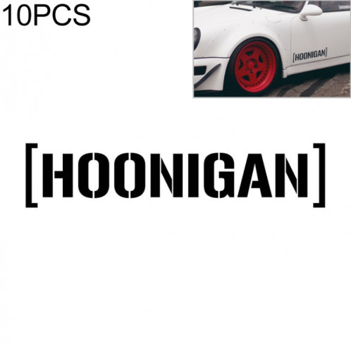 10 PCS HOONIGAN autocollant de voiture vinyle autocollant de fenêtre (noir) SH501A856-34