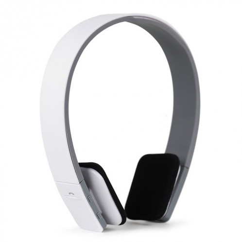 AEC BQ618 Écouteur mains libres stéréo Bluetooth sans fil intelligent avec microphone, prise en charge de 3,5 mm pour téléphone / tablette / PSP (blanc) SA701A1536-37