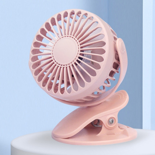 Mini ventilateur à pince USB portable de bureau (rose) SH027F1235-38