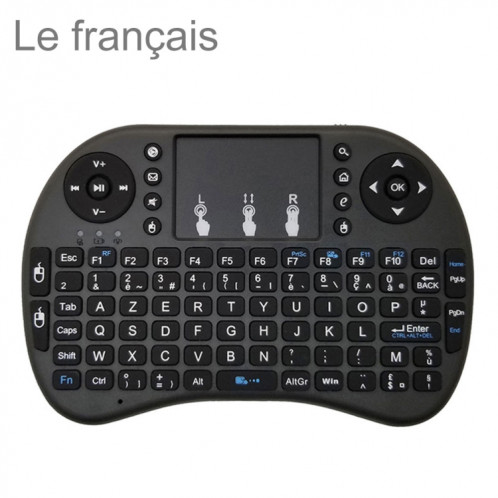 Langue de support: Français Clavier sans fil i8 Air Mouse avec pavé tactile pour Android TV Box & Smart TV & PC Tablet & Xbox360 & PS3 & HTPC / IPTV SH00641990-39