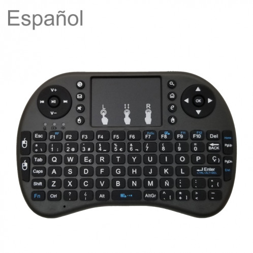 Langue de support: Espagnol Clavier sans fil i8 Air Mouse avec pavé tactile pour Android TV Box & Smart TV & PC Tablet & Xbox360 & PS3 & HTPC / IPTV SH0066565-39