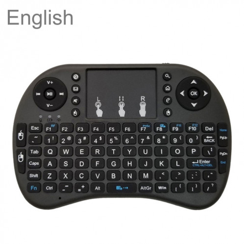 Langue de support: Anglais Clavier sans fil i8 Air Mouse avec pavé tactile pour Android TV Box & Smart TV & PC Tablet & Xbox360 & PS3 & HTPC / IPTV SH00681863-39