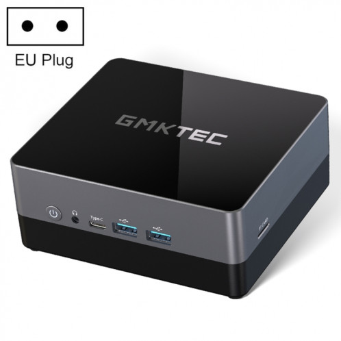 GMKTEC NUCBOX 2 Plus Windows 11 Pro / Linux / Ubuntu Mini PC, Intel 11th TigerLake-U I5-1135G7, Fil à base de noyau, 2,4 GHz jusqu'à 4,2 GHz, 16 Go + 512 Go, Support Bluetooth / WiFi, Fiche EU SG97EU1615-38