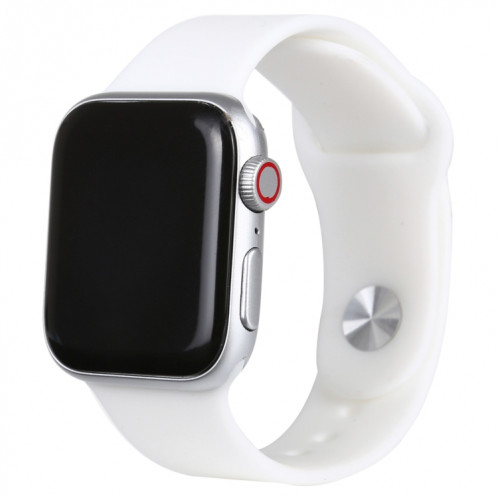 Modèle d'affichage factice faux écran noir non fonctionnel pour Apple Watch Series 6 44 mm (blanc) SH876W1127-35