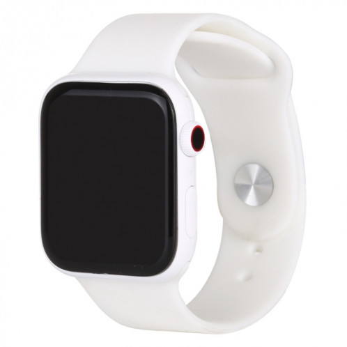 Modèle d'affichage factice factice à écran noir non fonctionnel pour Apple Watch Series 5 44 mm (blanc) SH843W785-34