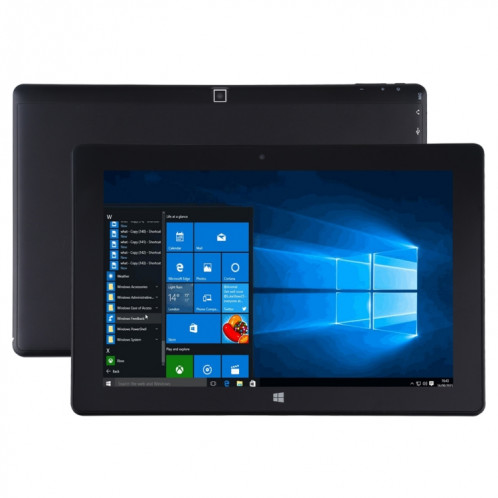 Dual Tablet PC OS, 10,1 pouces, 4 Go + 64 Go, Windows 10 et Android 5.1, Intel Cherry Trail Z8350 Quad-Core jusqu'à 1,84 GHz, OTG, HDMI, BT, WiFi SD0187186-311