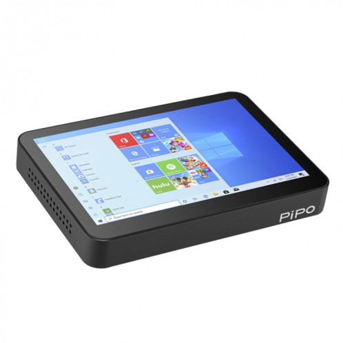 Pipo X2S Mini PC en un, 8 pouces, 2 Go + 64 Go, Windows 10 Intel Atom Z3735F jusqu'à 1,83 GHz, prise en charge WiFi & Bluetooth & TF Card & HDMI & RJ45 (noir) SP369B1645-319