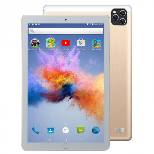 BDF A10 3G Téléphone Tablet PC, 10 pouces, 2GB + 32GB, Android 9.0, MTK8321 OCTA COE CORTEX-A7, Support Dual Sim & Bluetooth & WiFi & GPS, Plug UE (Gold) SB577J1303-315