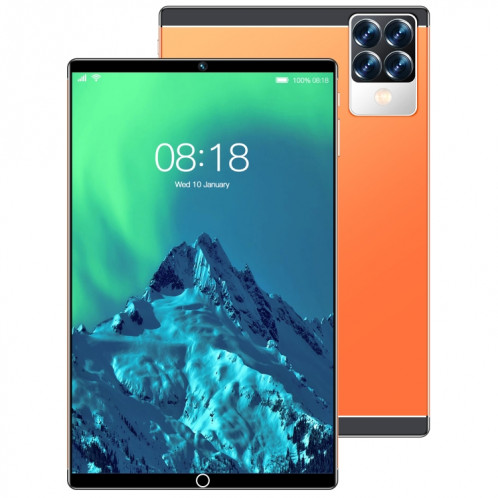 Tablette d'appel téléphonique S29 3G, 10,1 pouces, 1 Go + 16 Go, Android 5.1 MT6592 Octa Core, prise en charge double SIM, WiFi, BT, GPS (Orange) SH882J1378-313