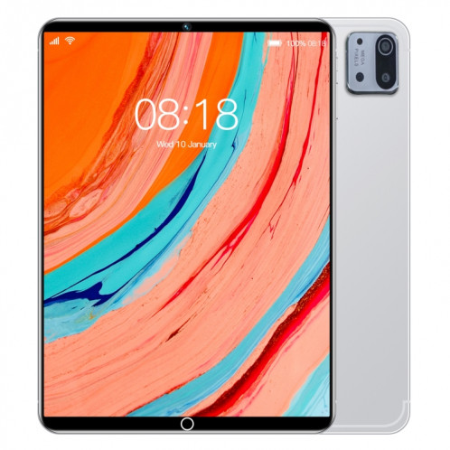 Tablette d'appel téléphonique X6 Pro 3G, 10,1 pouces, 1 Go + 16 Go, Android 5.1 MT6592 Octa Core, prise en charge double SIM, WiFi, BT, GPS (blanc) SH885W409-313