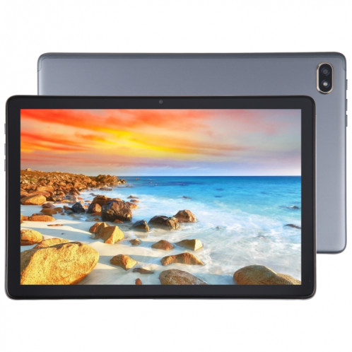 Tablette PC G15 4G LTE, 10,1 pouces, 3 Go + 32 Go, Android 10.0 MT6755 Octa-core, prise en charge double SIM/WiFi/Bluetooth/GPS, prise UE (gris) SH970H1738-310