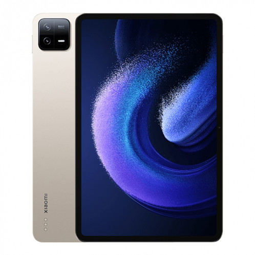 Xiaomi Pad 6, 11,0 pouces, 8 Go + 128 Go, MIUI 14 Qualcomm Snapdragon 870 7 nm Octa Core jusqu'à 3,2 GHz, batterie 8840 mAh, prise en charge BT, WiFi (or) SX019J1852-319