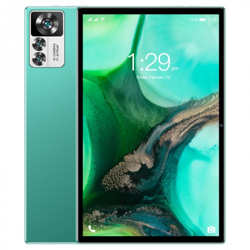 Tablette PC 12S Pro 4G LTE, 10,1 pouces, 4 Go + 64 Go, Android 8.1 MTK6755 Octa-core 2.0GHz, Support Dual SIM / WiFi / Bluetooth / GPS (Vert) SH022G1530-316