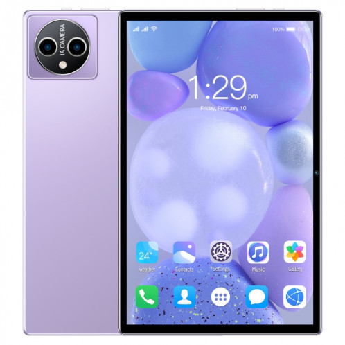 Tablette PC X15 4G LTE, 10,1 pouces, 4 Go + 64 Go, Android 8.1 MTK6755 Octa-core 2.0GHz, Support Double SIM / WiFi / Bluetooth / GPS (Violet) SH027P1612-315