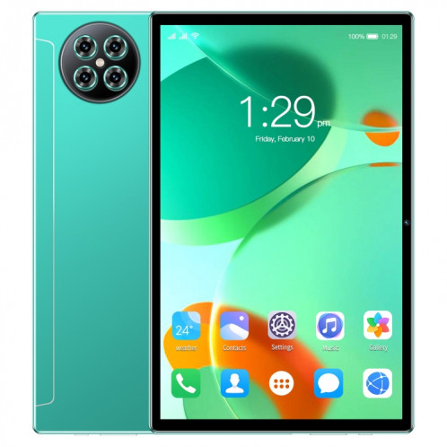 Tablette PC X90 4G LTE, 10,1 pouces, 4 Go + 64 Go, Android 8.1 MTK6755 Octa-core 2.0GHz, Support Dual SIM / WiFi / Bluetooth / GPS (Vert) SH028G85-316