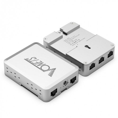 VONETS VS500 Switch Ethernet Gigabit 5 ports avec adaptateur DC + jeu de boucles de fixation sur rail SV10071745-37
