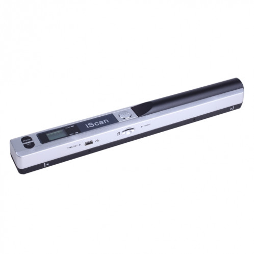 iScan01 Portable Document Portable HandHeld Scanner avec écran LED, A4 Contact Image Sensor, Support 900DPI / 600DPI / 300DPI / PDF / JPG / TF (Argent) SI001S0-36