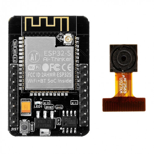 LDTR-WG0271 ESP32-CAM WiFi + carte de développement de Module de caméra Bluetooth ESP32 avec Module de caméra OV2640 SH496B858-37