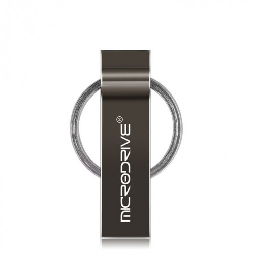 MicroDrive 64 Go USB 2.0 Metal Keychain U Disk (Noir) SM275B1183-310