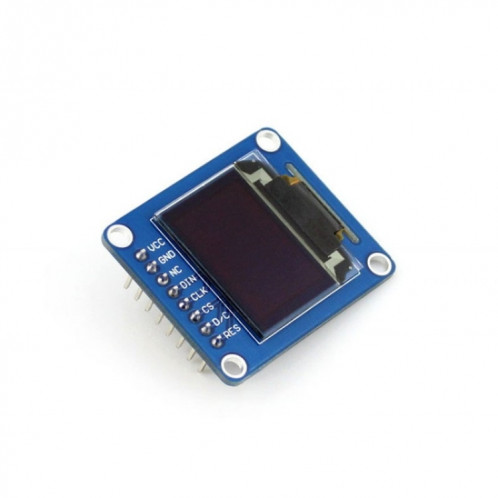 Waveshare 0,95 pouces RVB OLED (B), interface SPI, tête d'épingle verticale droite SW07361883-36