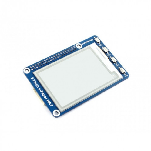 Waveshare 2,7 pouces 264x176E-Ink Display HAT pour Raspberry Pi, interface SPI SW34821810-36