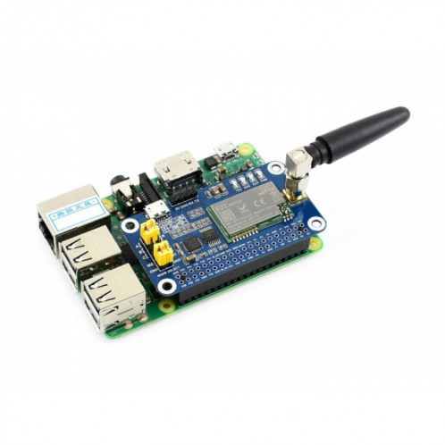 Bande de fréquence Waveshare SX1262 LoRa HAT 868 MHz pour Raspberry Pi, applicable pour l'Europe / Asie / Afrique SW3811789-34