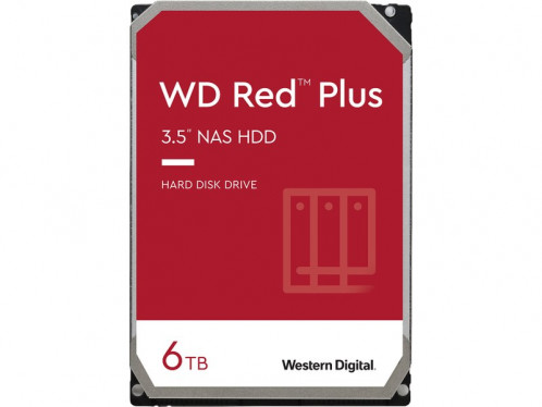 6 To WD Red Plus SATA III 3,5" Disque dur pour NAS WD60EFPX DDIWES0147-32