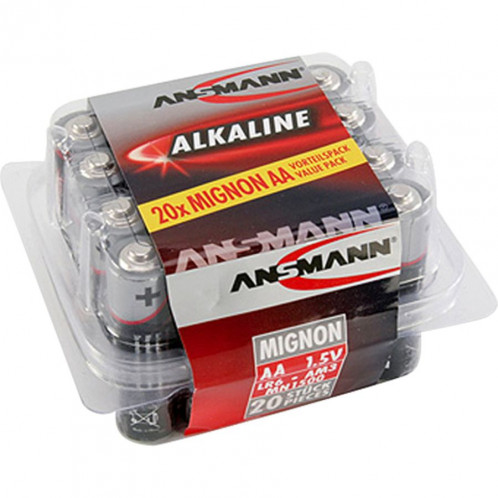 1x20 Ansmann Alcaline Mignon AA LR 6 red-line Box 5015548 429618-31