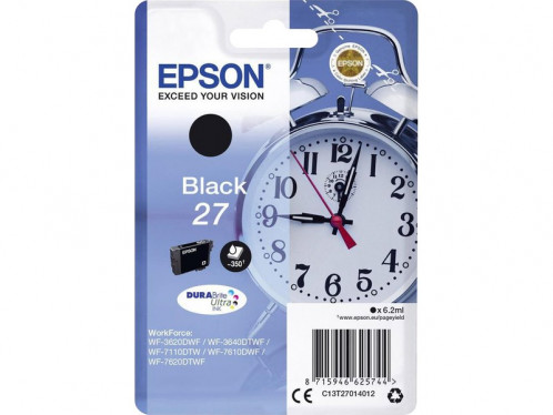 Epson Réveil 27 Encre Noire pour imprimante WorkForce ENCEPS0405-31