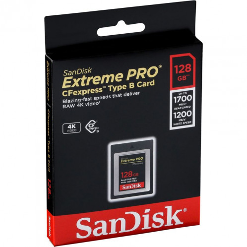 SanDisk CF Express Type 2 128GB Extreme Pro SDCFE-128G-GN4NN 722346-34