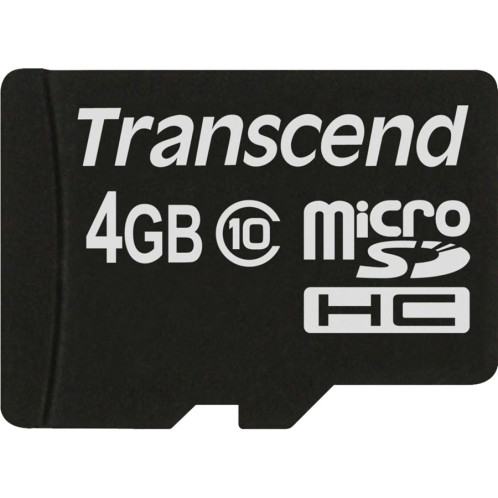 Transcend microSDHC 4GB Class 10 TS4GUSDC10 555954-32
