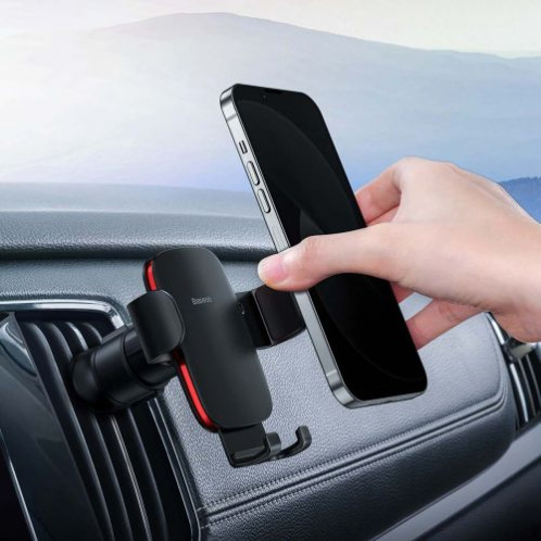 Baseus Car Mount Metal Age II Gravity on the vertical and horizontal ventilation grill Black (SUJS000001) DA608103-315
