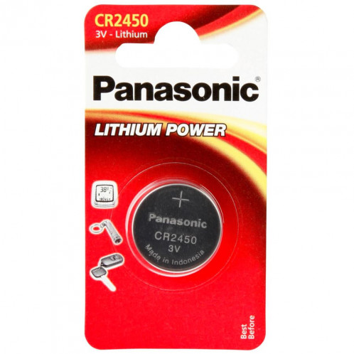 1 Panasonic CR 2450 Lithium Power 504859-31