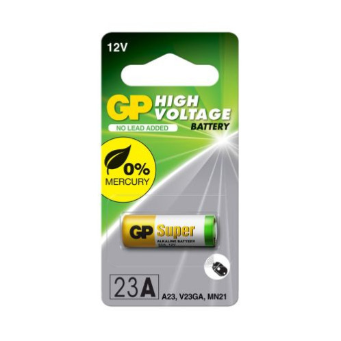 GP Battery (A23) Alkaline 12V/ LR23 23AF-U1 (1 battery / blister) 12V DP030511-31