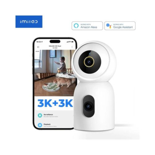 Xiaomi IMILAB C30 Dual Home Security Camera, Night Vision, 360, 3K+3K White EU CMSXJ111A DI4090117-31