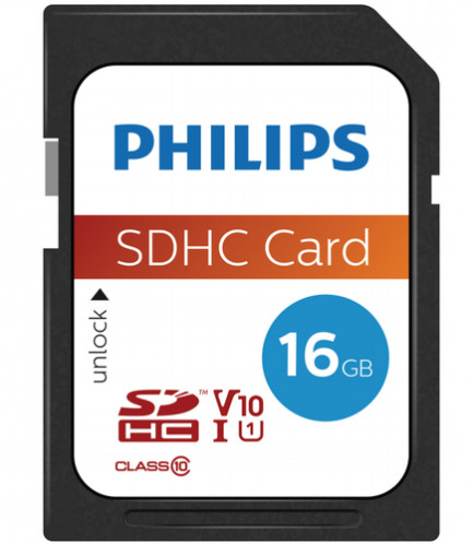 Philips SDHC Card 16GB Class 10 UHS-I U1 512360-33