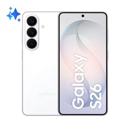 Samsung S942 Galaxy S26 5G (6,3'' 256 Go, 12 Go RAM) Blanc S942-12/256_WHI-32
