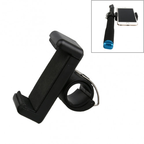 Support de clip de téléphone portable pour GoPro & SJCAM & Xiaoyi Handheld Monopied Selfie, petit diamètre de port de clip: 2cm-2.3cm SS05114-36