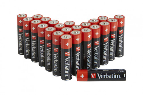 1x24 Verbatim Piles alcalines Mignon AA LR6 49505 582374-34