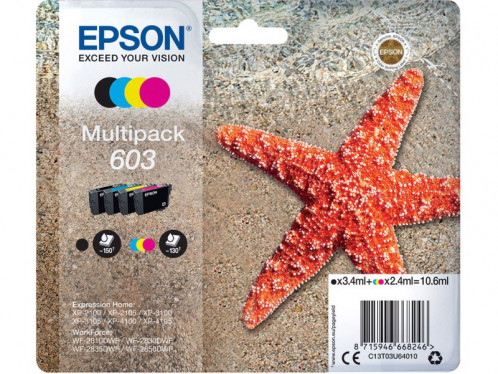 Encre Epson 603 Multipack 4 couleurs C13T03U64010 ENCEPS0422-31