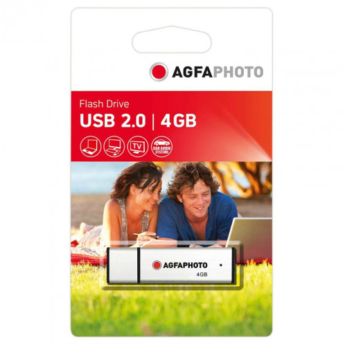 AgfaPhoto USB 2.0 argent 4GB 372155-31
