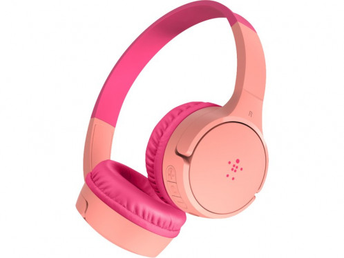 Belkin SoundForm Mini Rose Casque audio sans fil pour enfant MICBLK0005-34