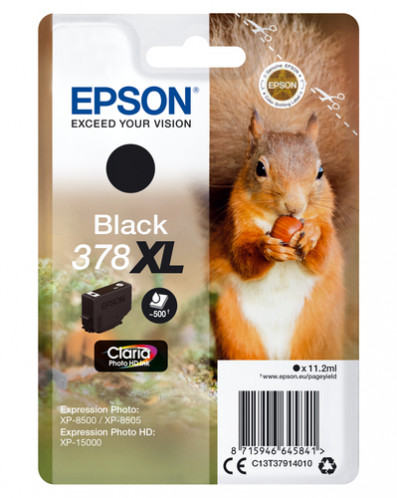 Epson noir Claria Photo HD 378 XL T 3791 322940-34