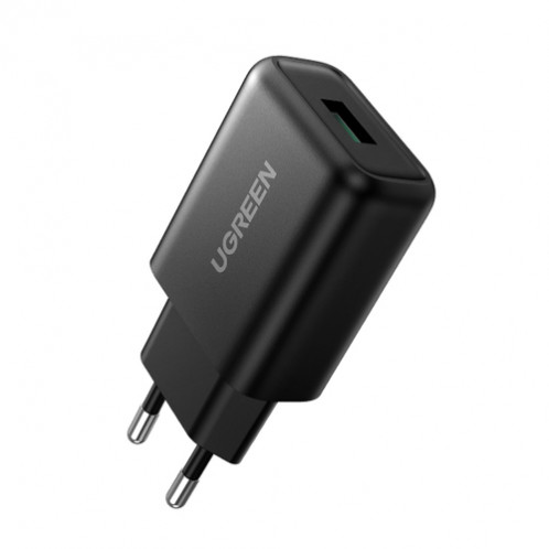 UGREEN USB-A QC 3.0 18W Wall Charger-EU Black 752726-32