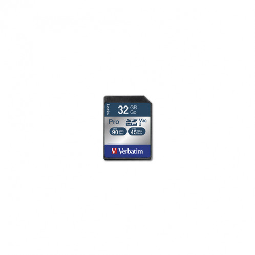 Verbatim SDHC carte Pro 32GB Class 10 UHS-I 47021 111869-33