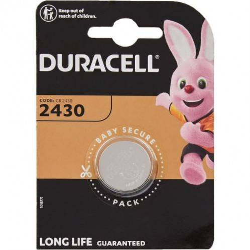 Duracell Battery (CR2430) Button Lithium (1 battery / blister) 3V DU128596-31