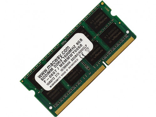 Mémoire RAM 8 Go SODIMM 1600 MHz DDR3L PC3-12800 MEMMWY0058-31