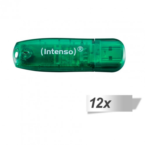 12x1 Intenso Rainbow Line 8GB USB Stick 2.0 447491-34