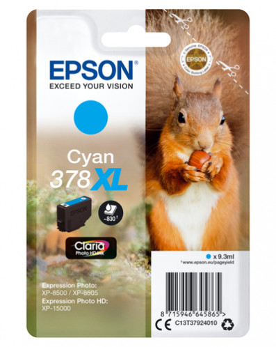 Epson cyan Claria Photo HD 378 XL T 3792 322947-34