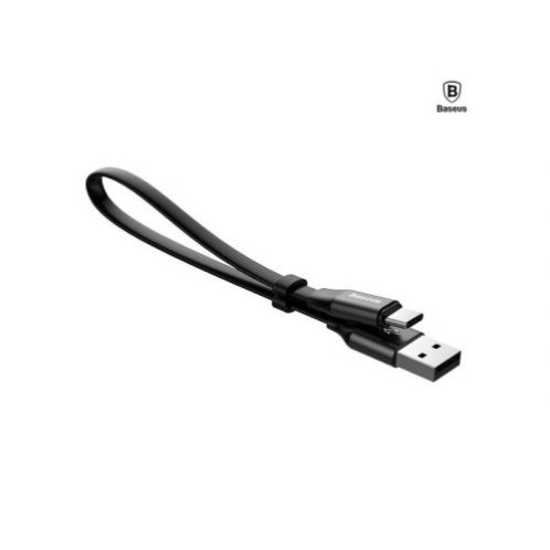Baseus Type-C Nimble Cable Portable, 2A, 0.23m, Black (CATMBJ-01) DA190471-33